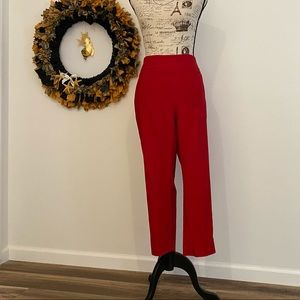 Chico’s “So Slimming” red crop pant Chico’s size 2